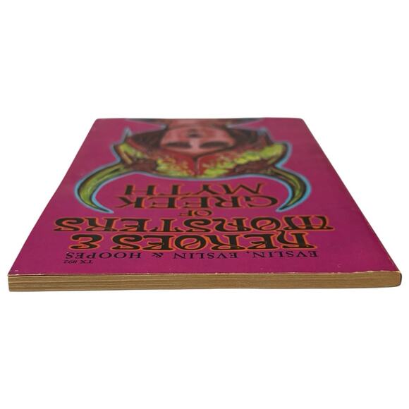 SET VTG 70s PB Books "The Greek Gods" "Heroes & Monsters" Evslin Evslin & Hoopes - Picture 14 of 16